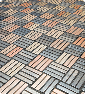 Heavy-duty outdoor parking tiles in Chennai